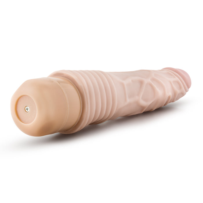 Dr Skin Cock Vibe 2 9in Vibrating Cock Beige