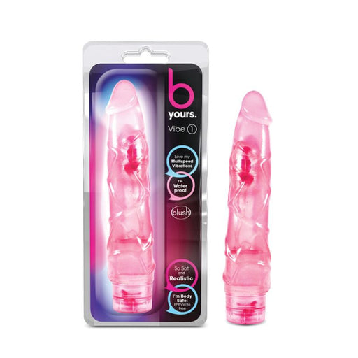 B Yours Vibe No 1 Vibrator, 9"/23cm, Pink