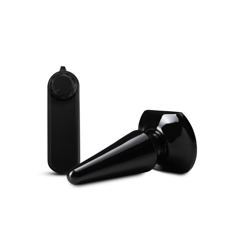 Blush Novelties Anal Adventures Vibrating Anal Pleaser + Remote, 4"/10cm