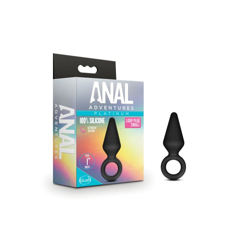 Blush Novelties Anal Adventures Platinum Silicone Anal Loop Plug Small