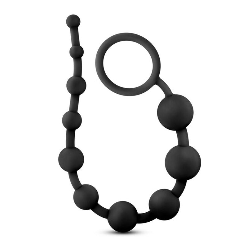 Blush Novelties Anal Adventures Platinum Silicone 10 Anal Beads