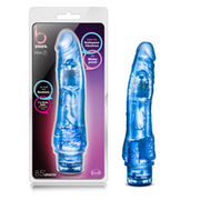 B Yours Vibe No 7 Vibrator, 8.5"/21.6cm, Blue