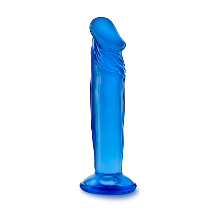 B Yours Sweet N Small Dildo, 6"/15cm, Blue/Pink/Purple