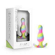 Avant Kaleido Lime Butt Plug, Rainbow