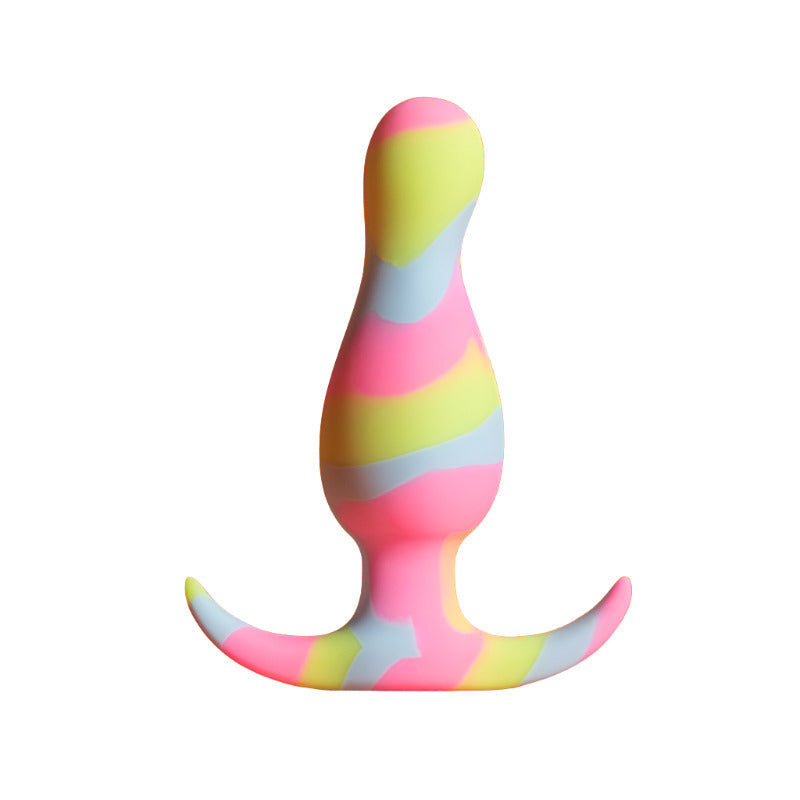 Avant Kaleido Lime Butt Plug, Rainbow