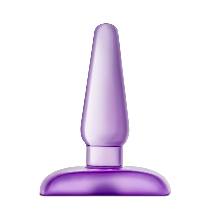 B Yours Eclipse Pleaser Butt Plug, Small, Purple/Pink