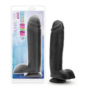 Au Naturel Bold Huge Dildo, 10.5"/27cm, Black