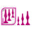 Luxe Beginner Butt Plug Kit, Pink