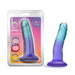 B Yours Morning Dew Dildo, 5"/13cm, Sapphire Blue