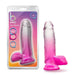 B Yours Sugar Magnolia Dildo, 7in/18cm, Fuchsia