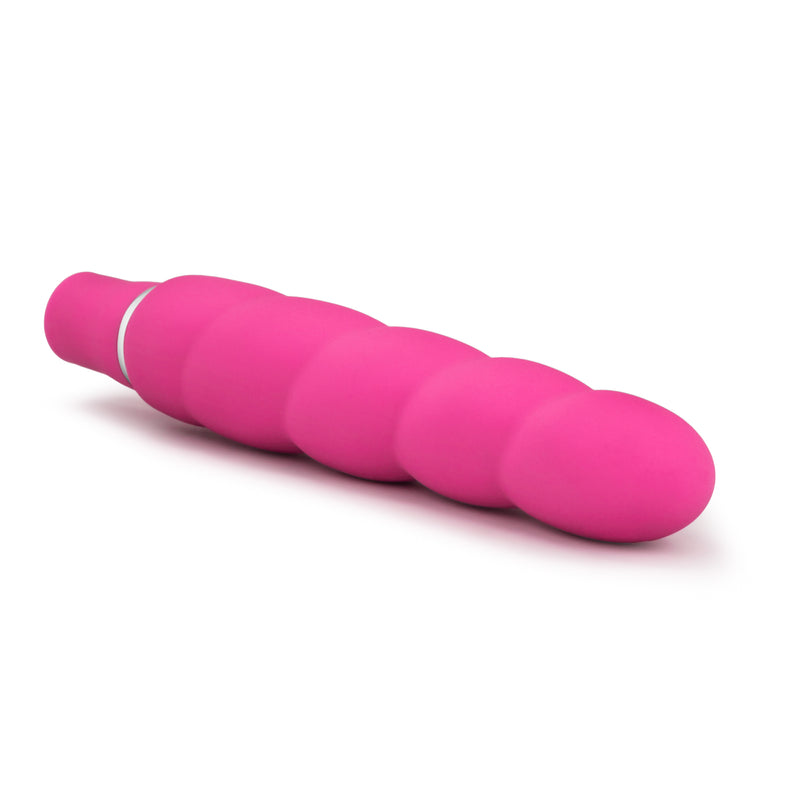 Luxe Anastasia Vibrator, 5.25"/13cm, Pink/Aqua/Blue