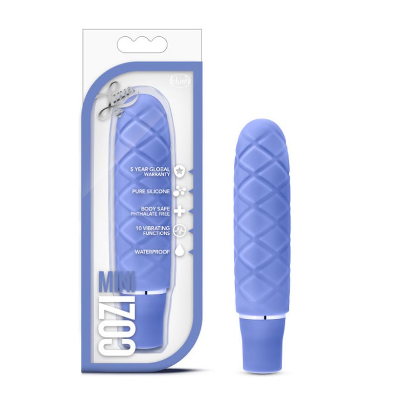 Luxe Cozi Mini Periwinkle Vibrator, Blue