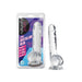 Naturally Yours 8"/20cm Crystaline Dildo, Diamond