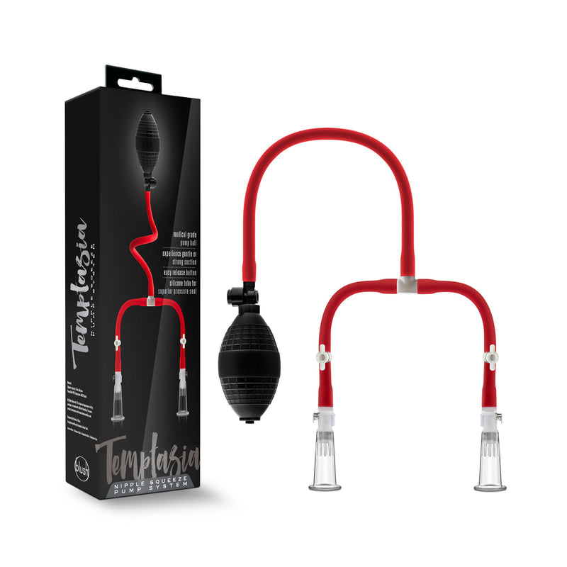 Temptasia Nipple Squeeze Pump System, Black
