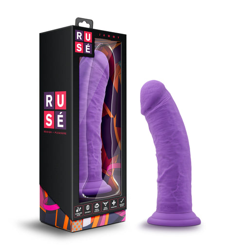 Ruse Jammy Dildo, 8"/20cm, Purple