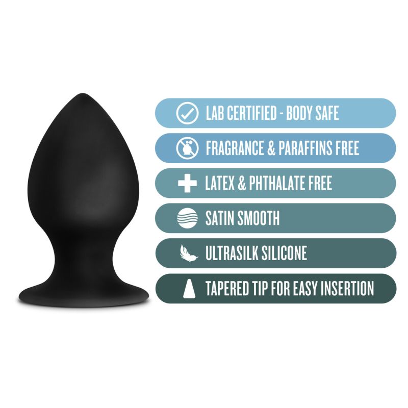 Blush Anal Adventures Platinum Silicone Anal Stout Plug Medium