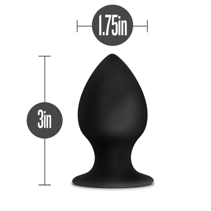 Blush Anal Adventures Platinum Silicone Anal Stout Plug Medium