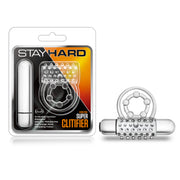 Stay Hard Vibrating Super Clitifier Cock Ring, Clear