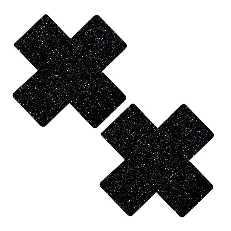 Neva Nude Black Malice Glitter X Factor Pasties