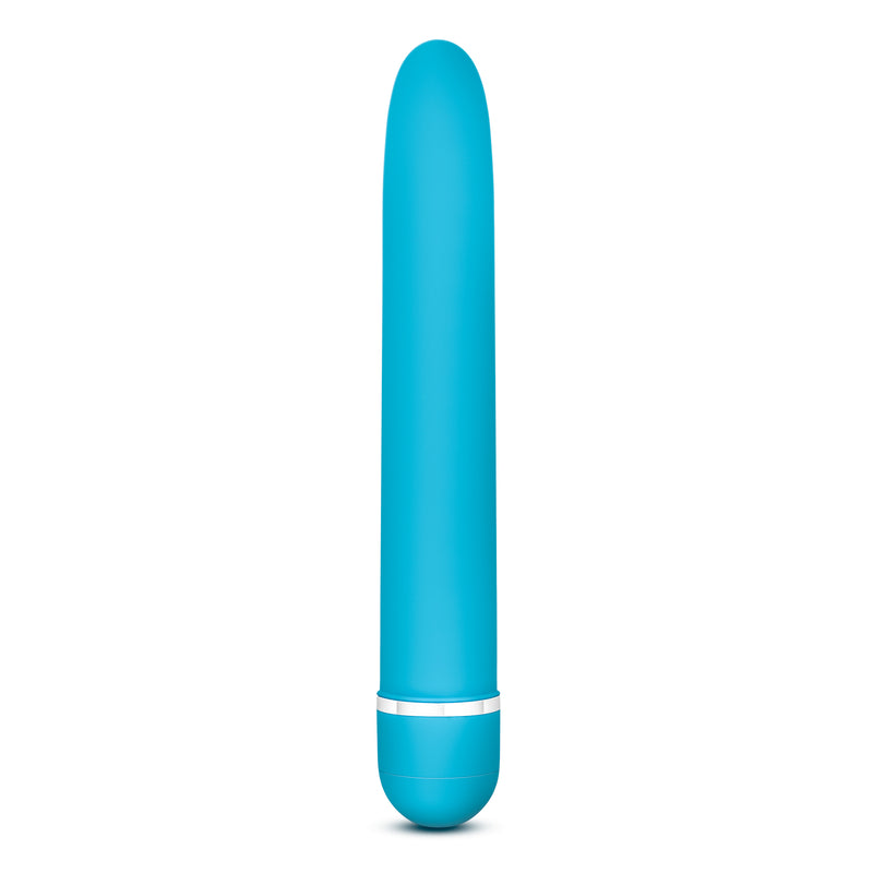 Rose Luxuriate Classic Vibrator, 7", Blue