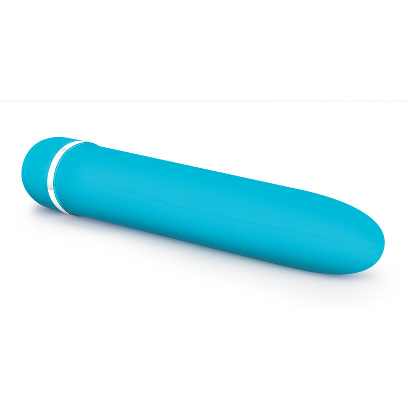 Rose Luxuriate Classic Vibrator, 7", Blue/Pink