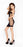 Passion Lingerie Mini Dress With Open Sides Black, O/S