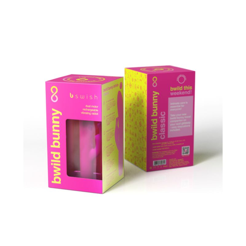 Bwild Bunny Classic Infinite Rabbit Vibrator, Sunset Pink