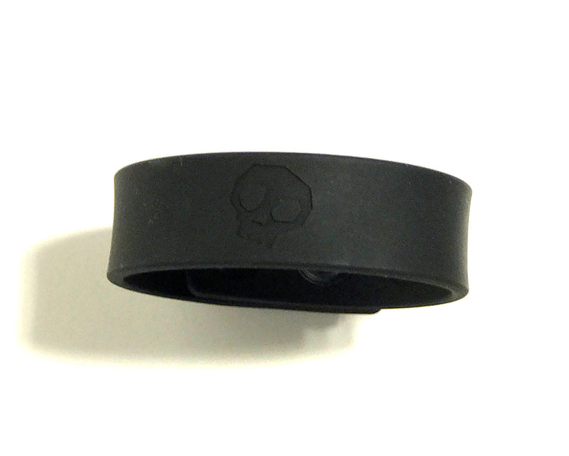 Boneyard Silicone Cock Strap - 3 Snap Ring - Red/Blue/Black