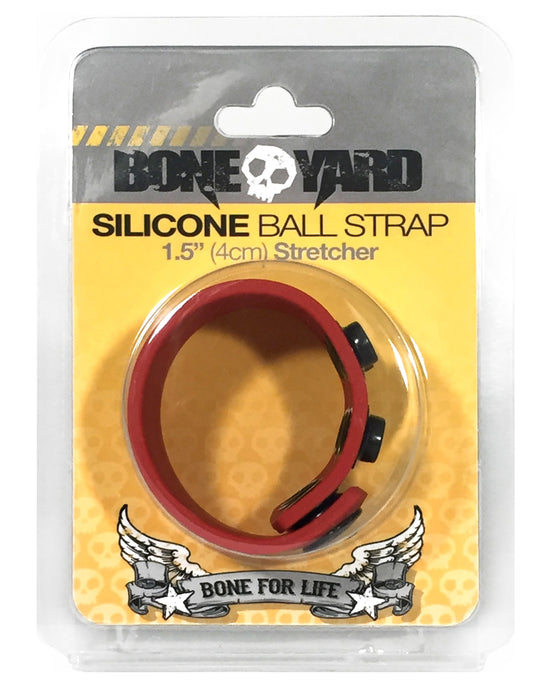 Boneyard 1.5in Silicone Ball Strap - 3 Snap
