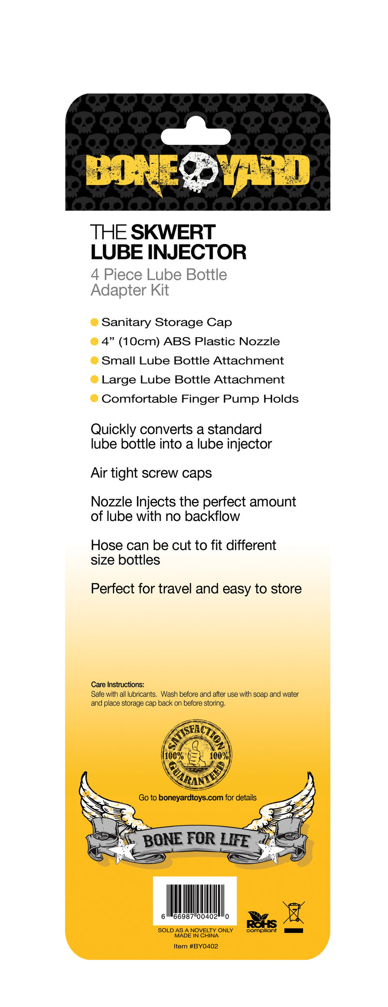 Boneyard Skwert Lube Injector, 10cm