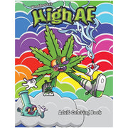 High AF Colouring Book - Wood Rocket