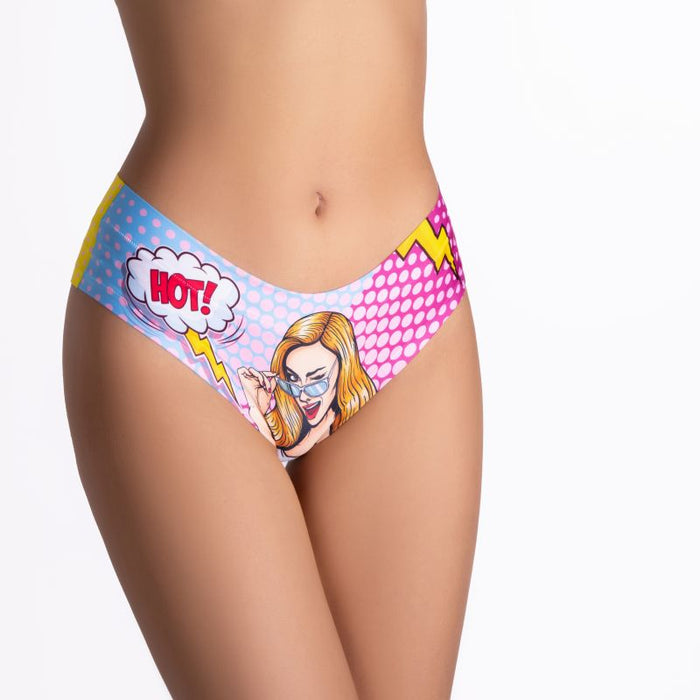 Comics Hot Girl Slip, Small - MeMeMe Lingerie