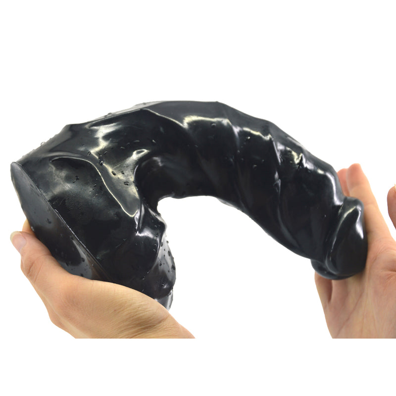 FAAK Thick Realistic Penis Dildo Black 24 x 5.8cm