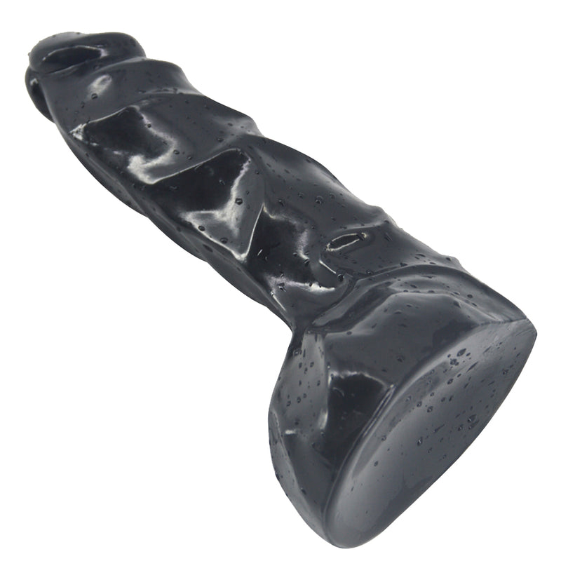 FAAK Thick Realistic Penis Dildo Black 24 x 5.8cm