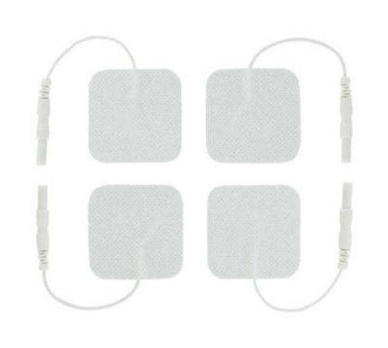 Zeus Electro Pads, 4-Pack, White