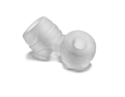 PerfectFit SilaSkin Cock And Ball Cock Ring + Ball Stretcher, Clear