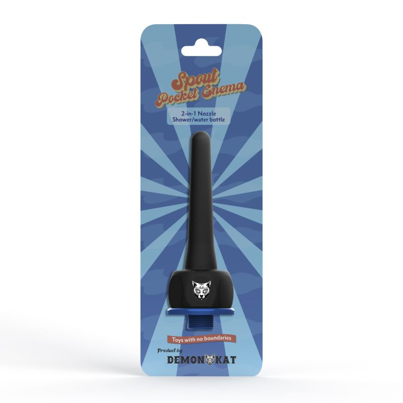 Demon Kat Spout Pocket Enema, 10cm
