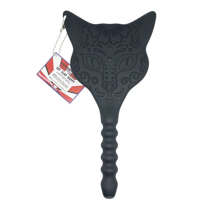 Demon Kat 2-in-1 Paddle Dildo, Black