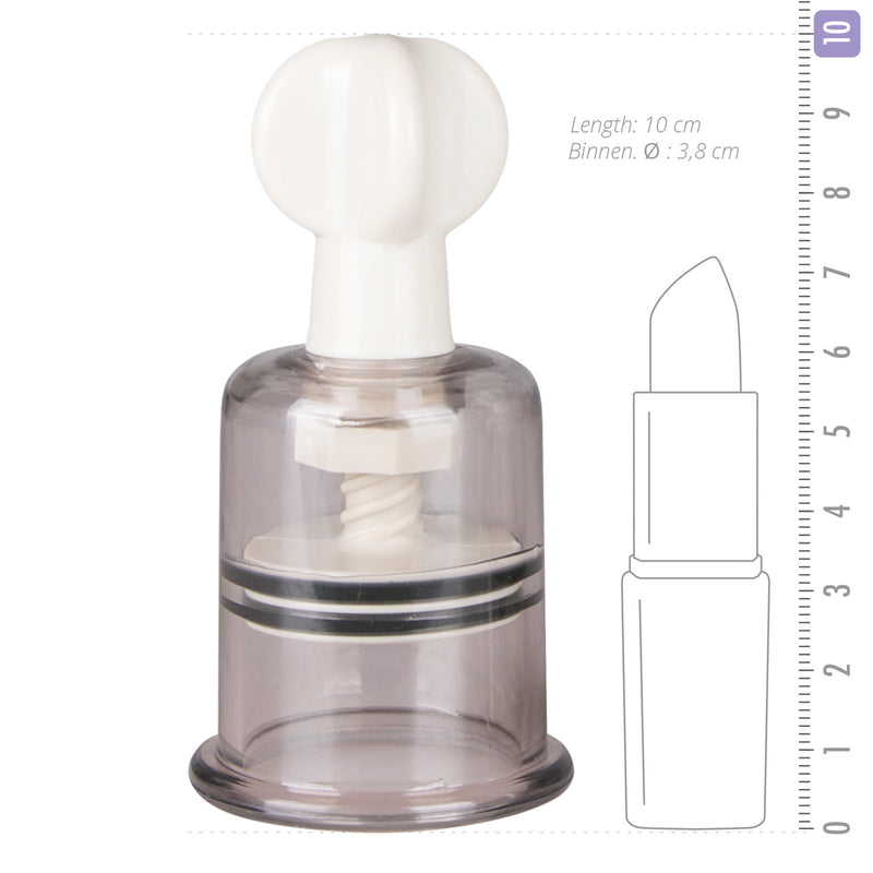 Fetish Collection Nipple and Clit Suckers, Large, 2-pack, Clear