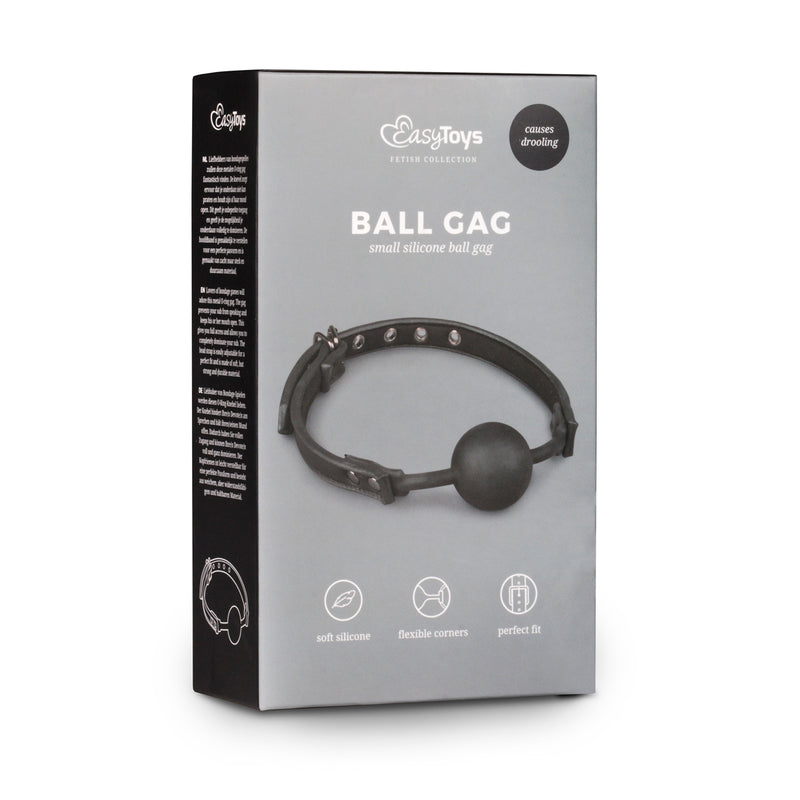 Easy Toys Ball Gag With Silicone Ball 40mm