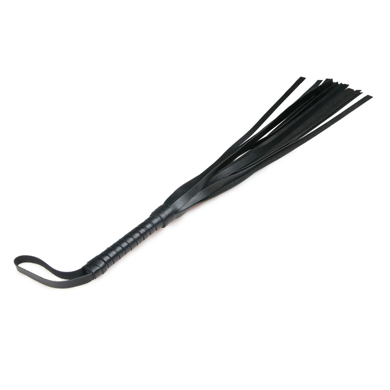 Easy Toys Flogger Whip, Leather, Black