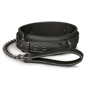 Easy Toys Fetish collar With Leash, Black