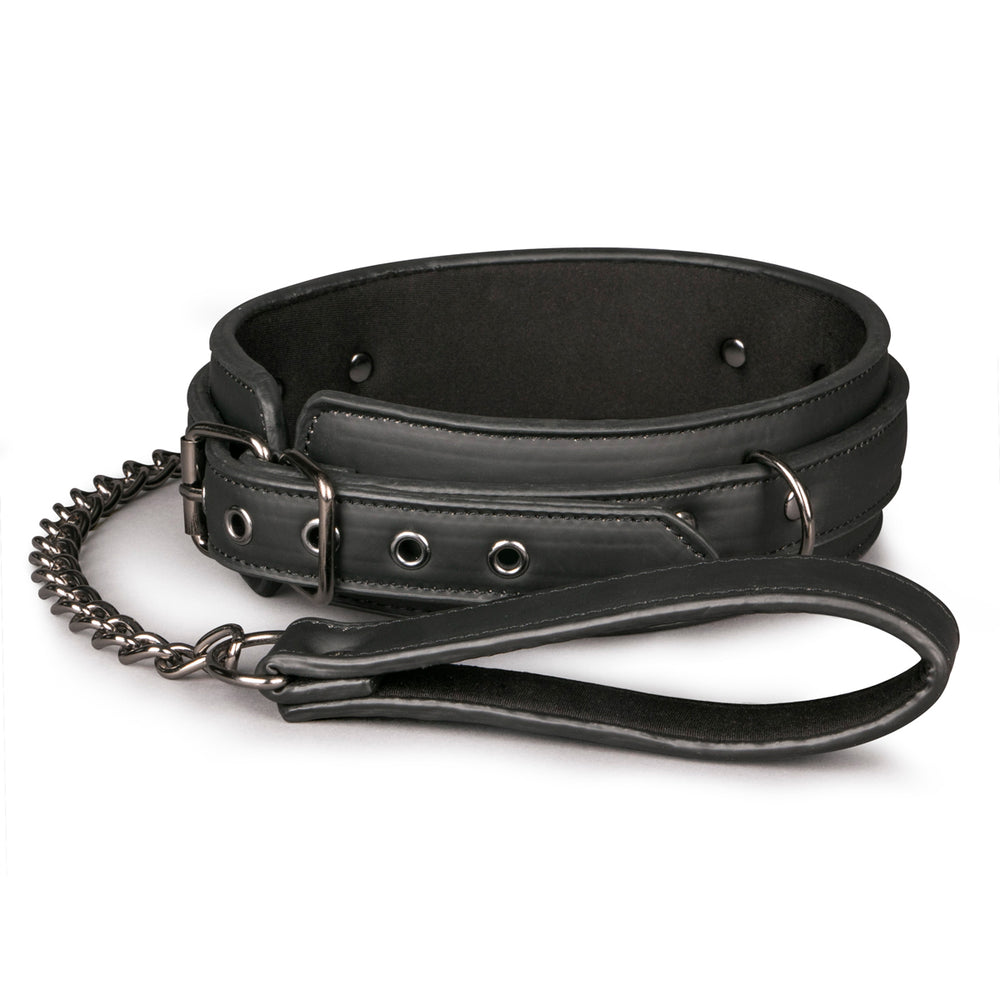 Easy Toys Fetish collar With Leash, Black