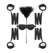 Fetish Collection Beginners Four-Piece Bondage Fantasy Kit, Black