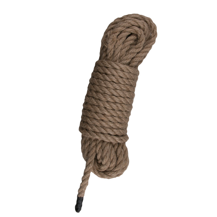 Fetish Collection Hemp Bondage Rope, 10m, Brown