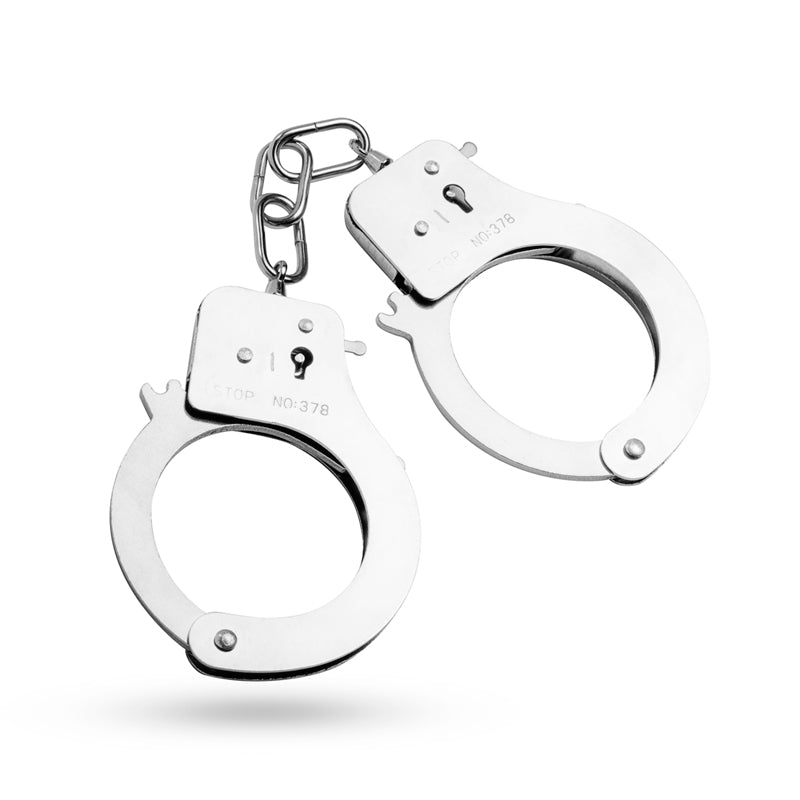 Fetish Collection Metal Cuffs, Silver
