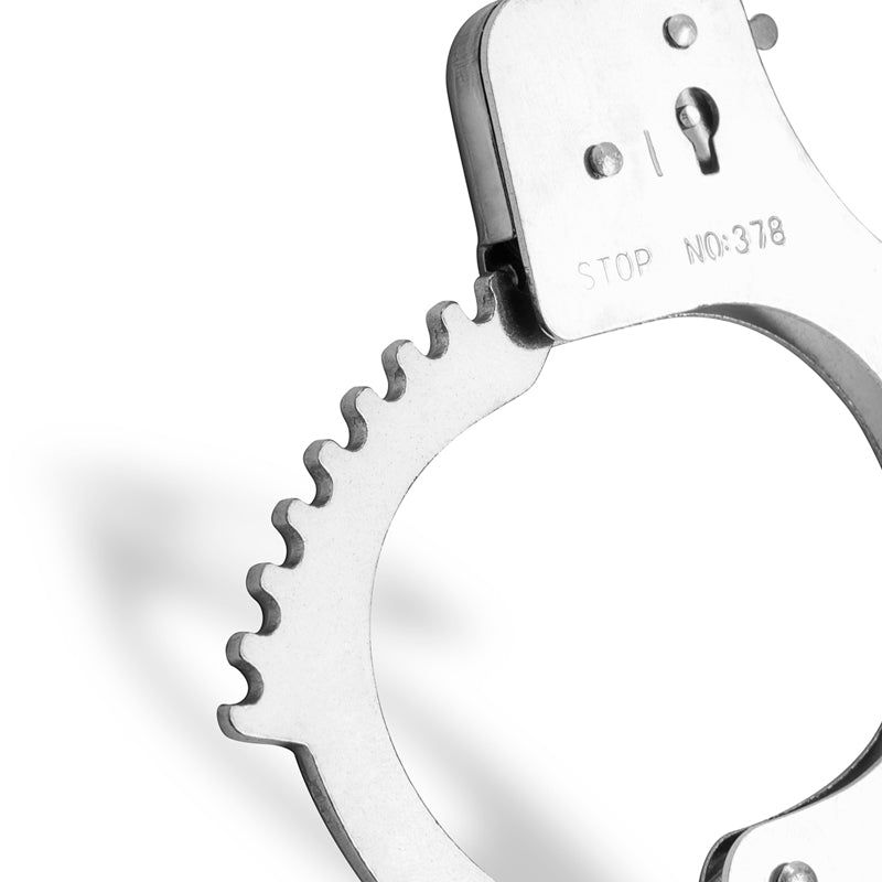 Fetish Collection Metal Cuffs, Silver