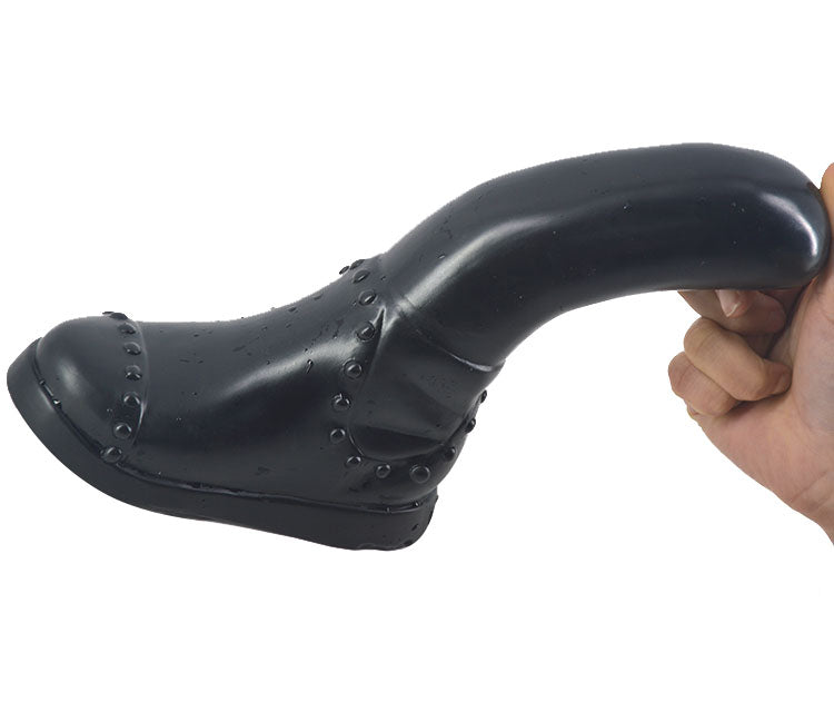 FAAK Boot Dildo Black 24cm Black/Flesh/Purple