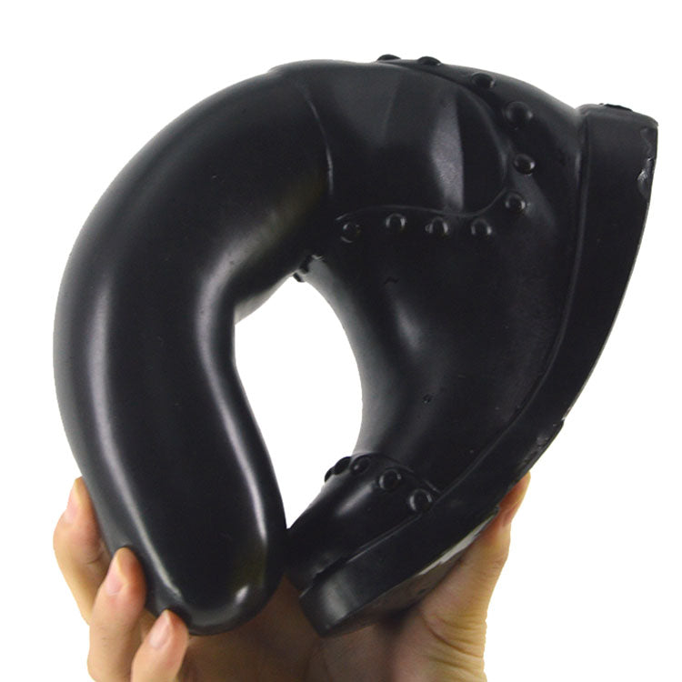 FAAK Boot Dildo Black 24cm Black/Flesh/Purple