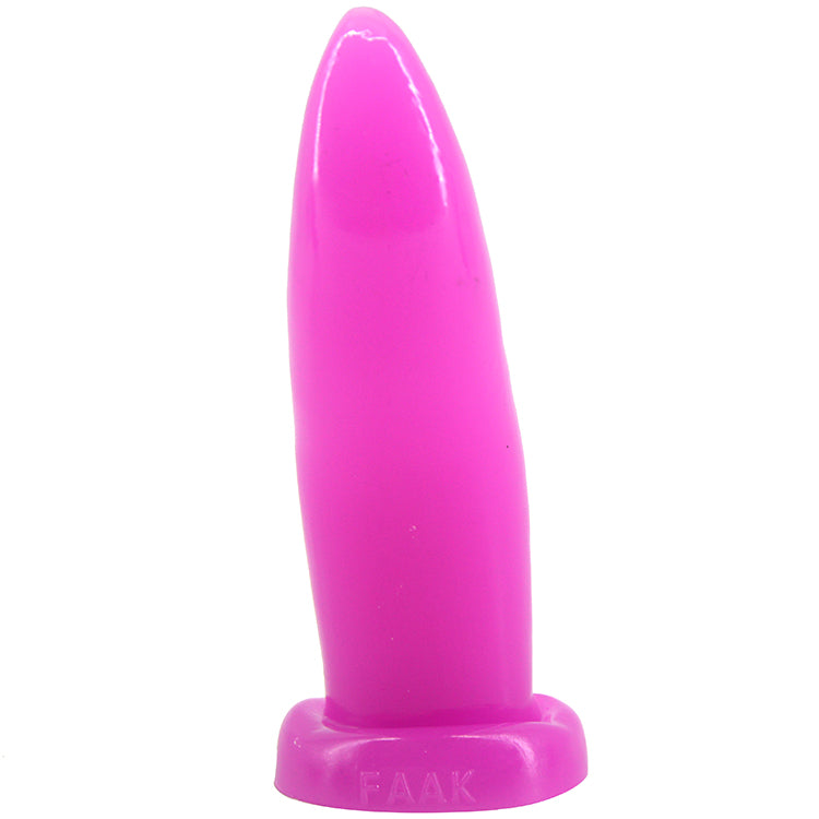 FAAK Tongue Shape Anal Plug Purple